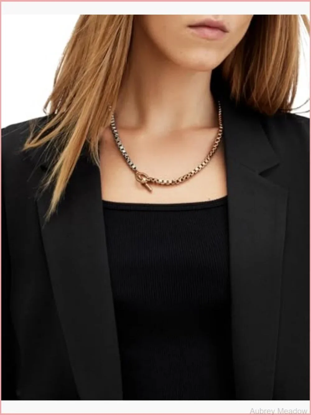 Tailored Blazer with Notch Lapels and Flap Pockets